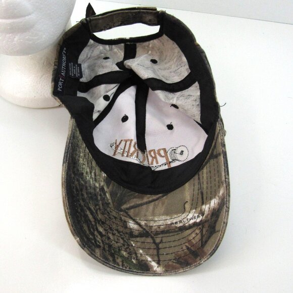Priority Wire & Cable, Inc Realtree Camouflage Men's Adjustable Strap Back Cap - Picture 8 of 9